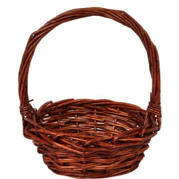 Prirodna uskršnja košara za blagoslov hrane, fi 18cm, visina 20CM