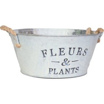 Okrugla metalna zaštita za biljke FLEURS & PLANTS u vintage stilu