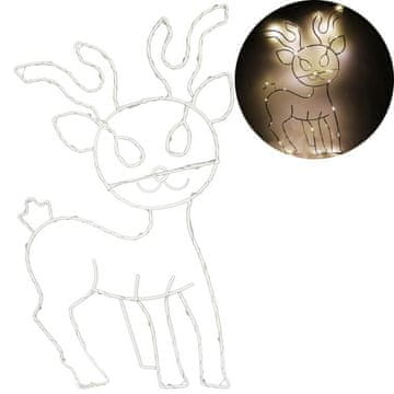LED dekoracija - sob s toplom bijelom bojom, 45 cm, napajanje na baterije, za unutarnju upotrebu
