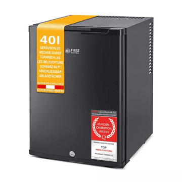 First Austria Hladnjak mini prvi 34/40l, 22db, er: e, zaključavanje, crno, mat