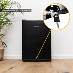 First Austria Hladnjak mini FIRST 34/40L, 22dB, ER: E, brava, crni, mat