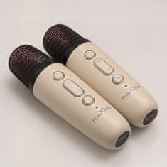 maXlife MXKS-200 Bluetooth Karaoke mikrofon + zvučnik, ružičasta