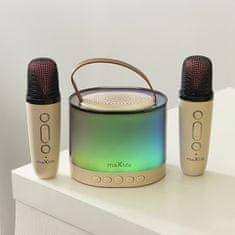 maXlife MXKS-200 Bluetooth Karaoke mikrofon + zvučnik, ružičasta