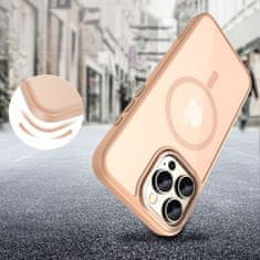 Tech-protect MagEdge MagSafe maska za iPhone 16 Pro, smeda