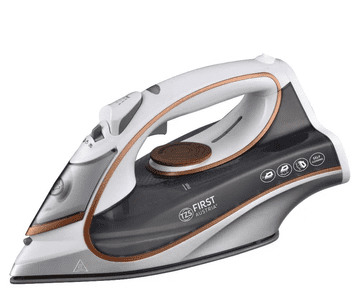 First Austria Željezna parada prvo s keramičkom pločom 3200W, 450ml, bijelo-siva