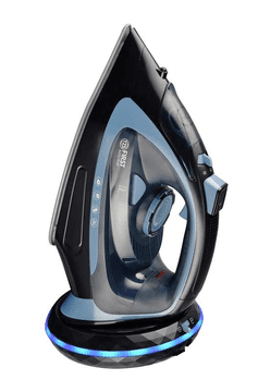 First Austria Iron bežična parka s prvom keramičkom pločom, crno-plava, 20 g/min., 2400W