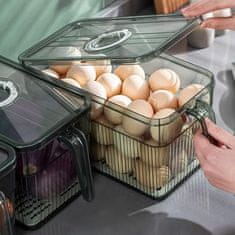 HOME & MARKER® Hermetička posuda za organizaciju hladnjaka s poklopcem i oznakom datuma | FRESHDISH