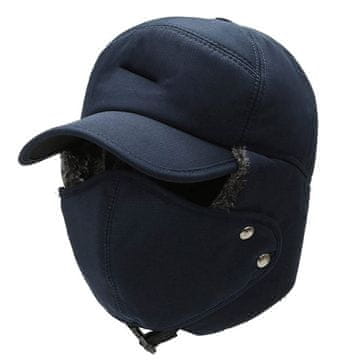 VIVVA® Topla zimska kapa s maskom za usta, termo, vodootporna kapa, protiv vjetra i snijega, unisex | BOMBERKO