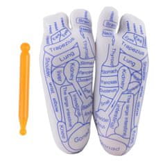 SOLFIT® Refleksološke čarape za masažu stopala s označenim točkama + masažni štap, za opuštanje i cirkulaciju | FEETRA men