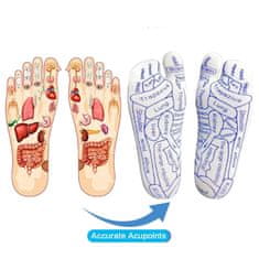 SOLFIT® Refleksološke čarape za masažu stopala s označenim točkama + masažni štap, za opuštanje i cirkulaciju | FEETRA men