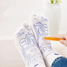 SOLFIT® Refleksološke čarape za masažu stopala s označenim točkama + masažni štap, za opuštanje i cirkulaciju | FEETRA men