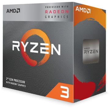 AMD AM4 Ryzen 3 Box 4 Core 3200G 3.6 GHz MAX Boost 4.0 GHz 4MB Cache 65W Radeon Vega 8 grafika s Wraith Stealth hladnjakom 12nm