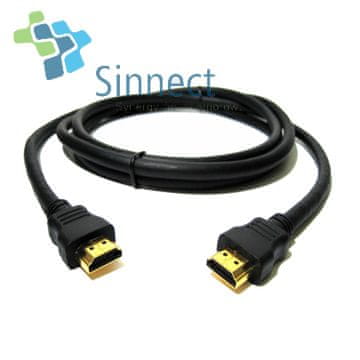 Sinnect HDMI/HDMI muško-muško kabel visoke brzine, 1,0 m, (12.101)
