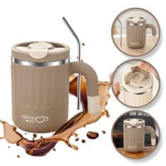 LIVEFY termo šalica Coffee 480ml, smeda