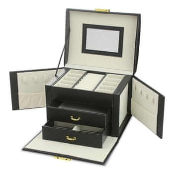 LIVEFY kutija za nakit Luxe 2, crno