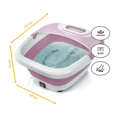 First Austria Masažer za stopala FIRST 450W, infra, sklopivi, ružičasti