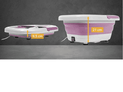 First Austria Masažer za stopala FIRST 450W, infra, sklopivi, ružičasti