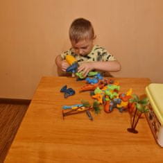 Kruzzel Dinosauri Konstruktivni set s odvijačem baterije 85kos