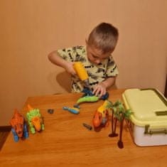 Kruzzel Dinosauri Konstruktivni set s odvijačem baterije 85kos