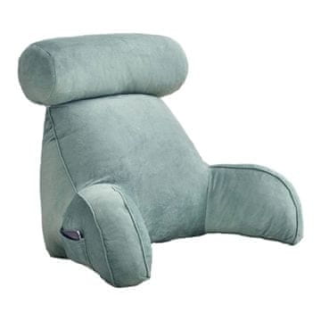 HOME & MARKER® Veliki jastuk za leđa 75×40×40 cm, potpora kralježnici, periva presvlaka, idealan za čitanje i opuštanje | HUGIREST