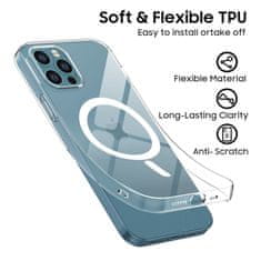 Tech-protect FlexAir MagSafe maska za iPhone 12 / 12 Pro, proziran