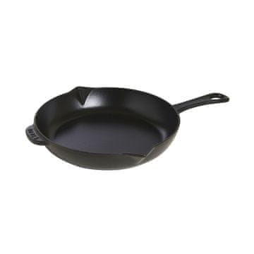 Staub Staub Lijevana Tava s Metalnom Drškom - 26 cm, Crna