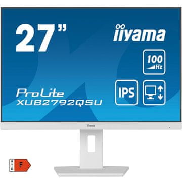 iiyama ProLite XUB2792QSU-W6 68,5cm (27") 2K IPS 100Hz HDMI/DP zvučnici monitor