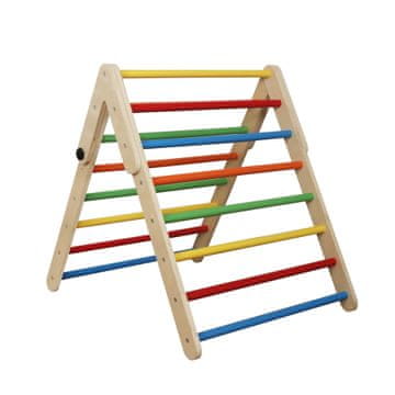 Aga4Kids Dječji drveni trokut za penjanje MR6146