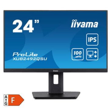 iiyama ProLite XUB2492QSU-B1 60,96cm (24") 2K IPS 100Hz HDMI/DP zvučnici monitor