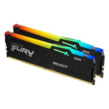 Kingston FURY Beast RGB 32GB (2x16GB) 6000MT/s DDR5 CL30 KF560C30BBEAK2-32 RAM