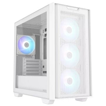 ASUS A21 PLUS RGB micro-ATX prozor BTF bijelo kućište
