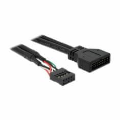 Delock adapter USB 3.0 M-USB F interni 9-pinski 30cm adapter za napajanje 83281