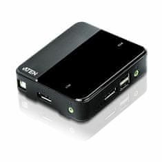 Aten KVM preklopnik 2x1 DisplayPort/USB 4K s kabelima CS782DP