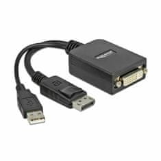 Delock Aktivni adapter DisplayPort-DVI 61855