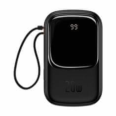 BASEUS Prijenosna baterija 20.000 mAh 20W PowerBank Lightning crna PPQD060201