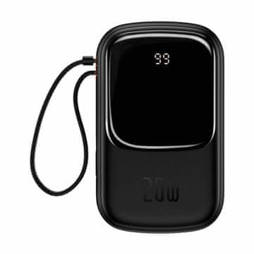 BASEUS Prijenosna baterija 20.000 mAh 20W PowerBank Lightning crna PPQD060201