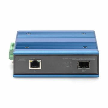 Digitus FO-UTP PoE pretvarač 10/100/1000 SFP prazan industrijski DIN