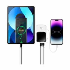 BASEUS Prijenosna baterija 10.000 mAh 20 W PowerBank Lightning bijela PPQD060002