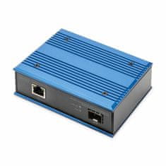 Digitus FO-UTP PoE pretvarač 10/100/1000 SFP prazan industrijski DIN