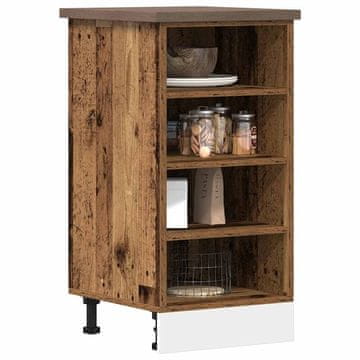 Vidaxl Podni ormarić antikno drvo 40x44,5x81,5 cm