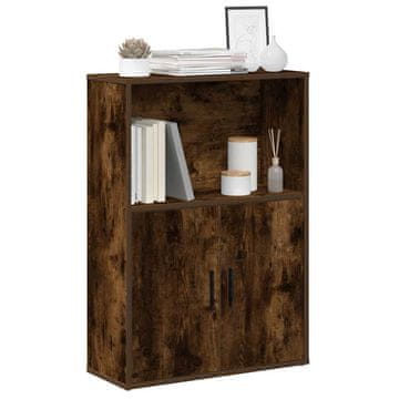Vidaxl Biblioteka dimljena hrastovina 60x24x85 cm