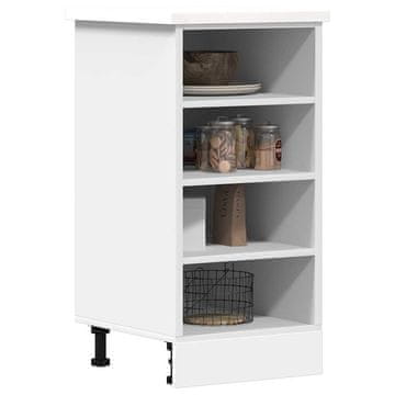 Vidaxl Podni ormarić bijeli 40x44,5x81,5 cm materijal na bazi drveta