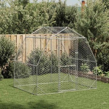 Vidaxl Kokošinjac 2,5x2x2,25 m Čelik