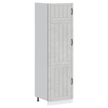 Vidaxl Kuhinjski ormarić Lucca boja betona konstruirano drvo