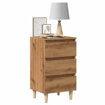 Vidaxl Noćni ormarić Artisan hrast 40x35x69 cm Materijal na bazi drveta