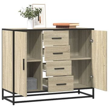 Vidaxl Ormarić, hrast Sonoma, 92x35x76 cm, materijal na bazi drva
