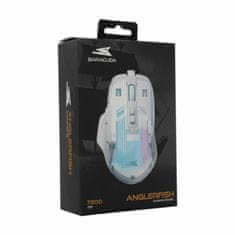 Baracuda miš bijeli BGM-062 ANGLERFISH-W Gaming