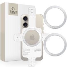 Tech-protect Magmat Ring magnetski držač za MagSafe 2 kom, srebrna