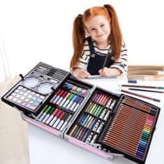MG Art Suitcase Girl set za slikanje u koferu za djecu 145kom, ružičasta