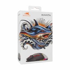 Baracuda miš sivi BGM-047 MANTA-G Gaming